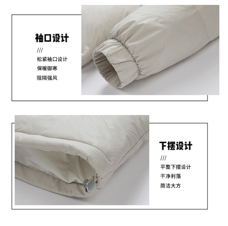 冬季新款男士韩版纯色连帽加厚保暖90白鸭绒羽绒服潮情侣百搭外套详情19