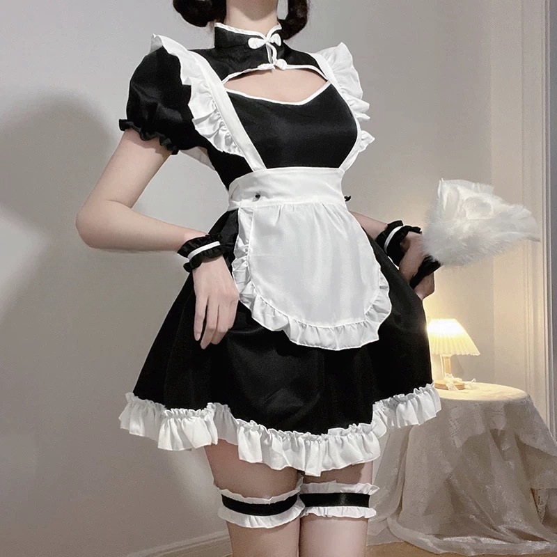 Sex Lingerie Cute Maid Halloween dress Secondary Maid Costume cos Lolita cosplay Costume