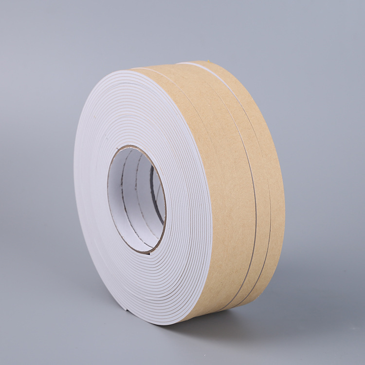 厂家批发EVA单面胶白色EVA单面胶条密封胶条EVA泡棉高沾双面胶带