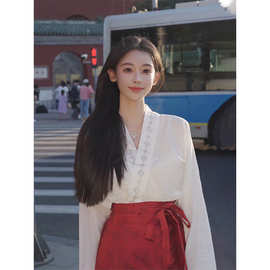 YT187721新款新中式国风敬酒服婚服红色马面裙套装成人改良汉服女