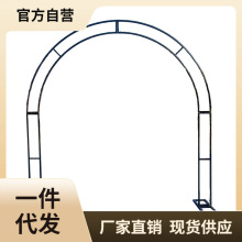 W1TR批发新款婚庆道具铁艺弧形双杆拱门户外婚礼场景庆典布置