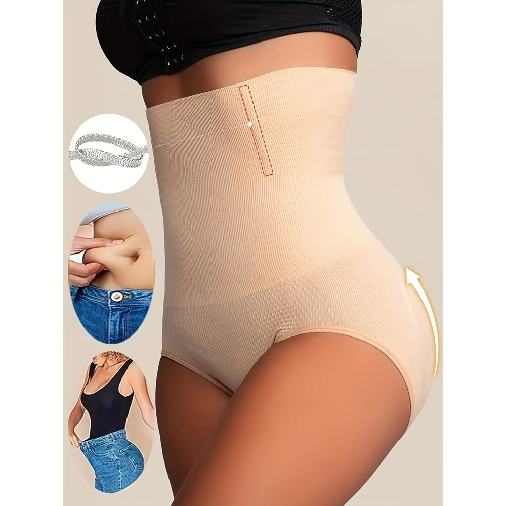 Ropa interior para esculpir el cuerpo de cintura alta, dispositivo para esculpir el cuerpo, funda abdominal, ropa interior de control de abdomen plano para mujer, glúteos