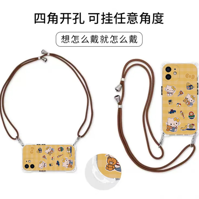 【四隅開口部】Apple 15promax 携帯電話ケース 超薄型 夏 iPhone14 クロスボディストラップ 13 爆発 12|undefined