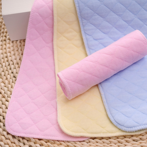 三六九层彩色生态夹棉尿布柔软尿片可反复水洗吸水快免折叠棉尿布