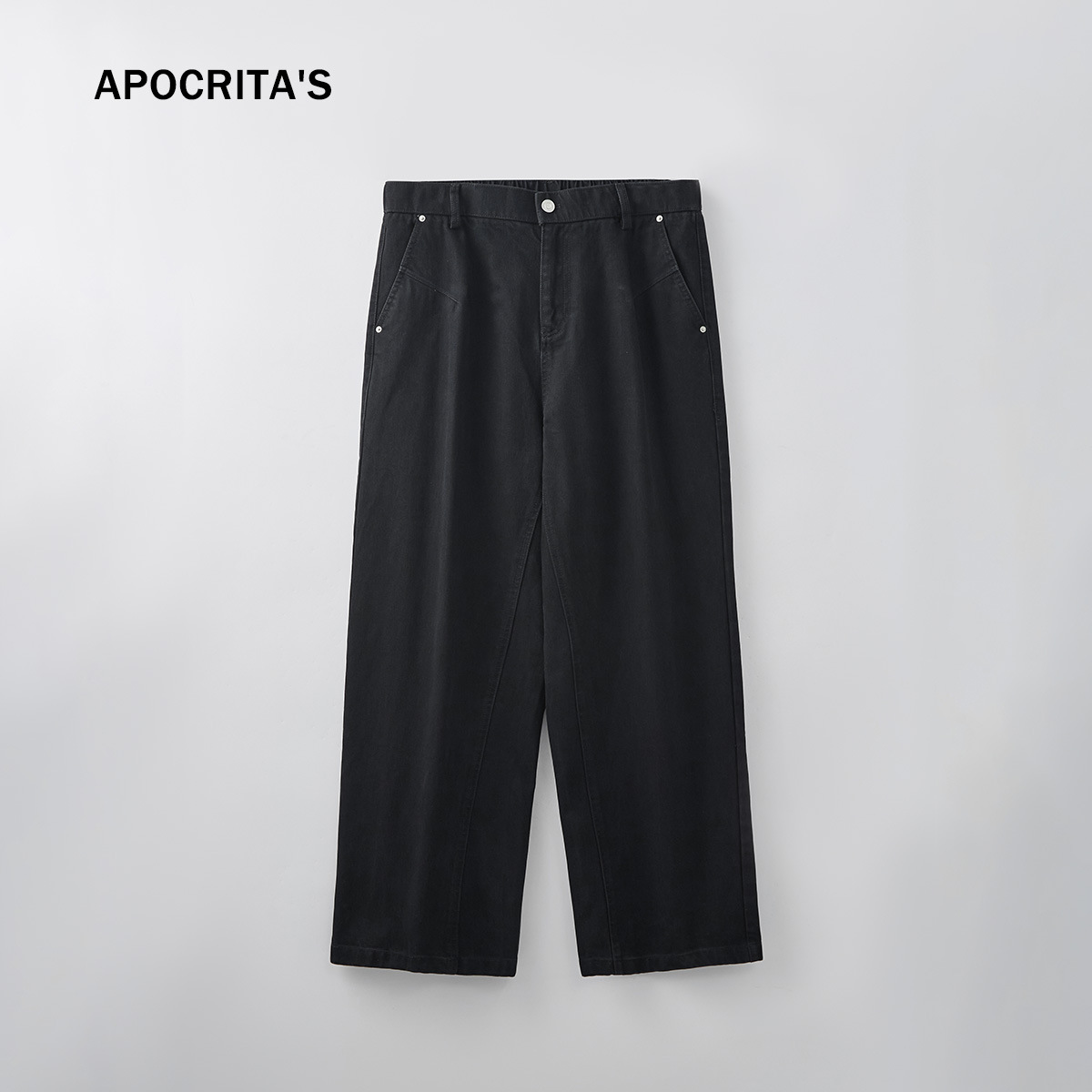 Sin devoluciones ni cambios【Liquidación por tiempo limitado a un precio súper bajo】Pantalones casuales holgados y rectos para hombre APO, para otoño e invierno