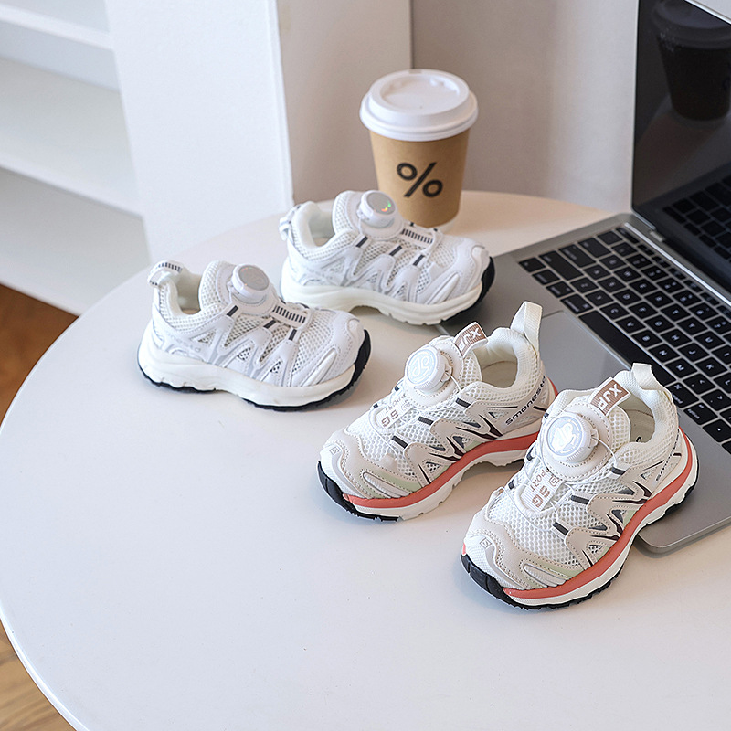 Children's sneaker Spring and Autumn New Boys Breathable Mesh Shoes Girls Outdoor Torre Shoes Soft Sole Baby Shoes Summer
