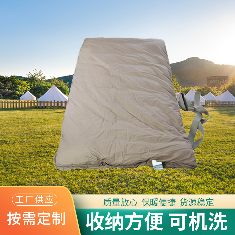 캡이 달린 봉투형 침낭, 야외 캠핑, 하이킹, 점심시간 보온, 먼지 차단, 성인용 방한, 야외 레저, 방습