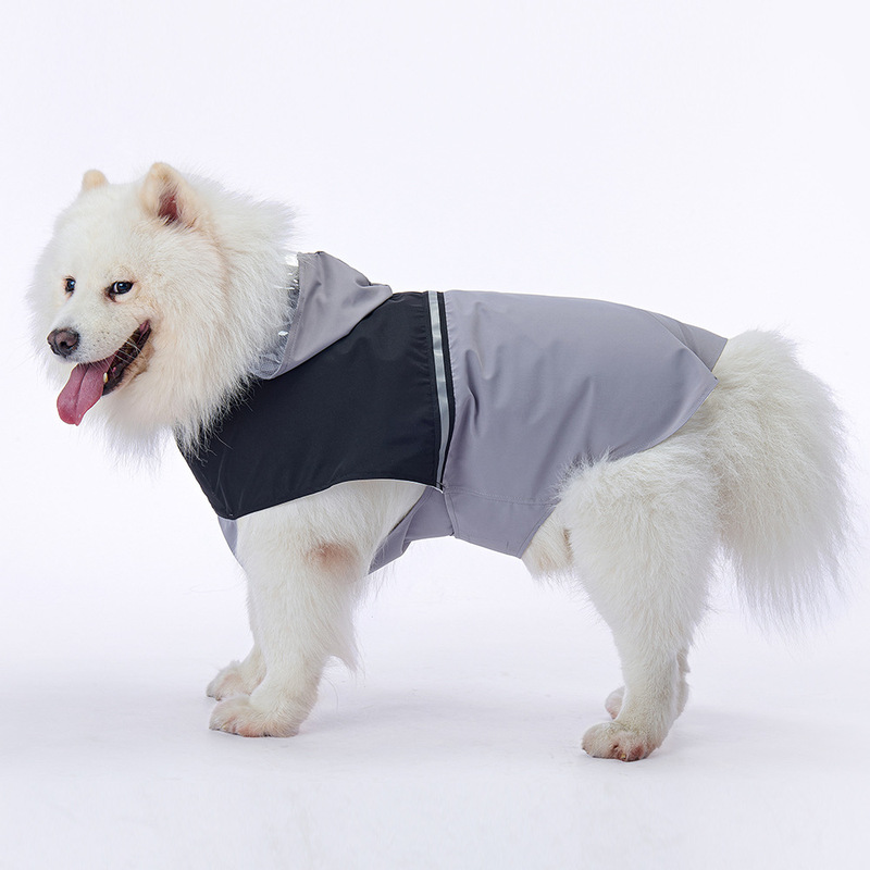 犬クロスボーダー反射ペットレインコート大型犬アウトドア防水犬突撃服柴犬金毛服現物|undefined