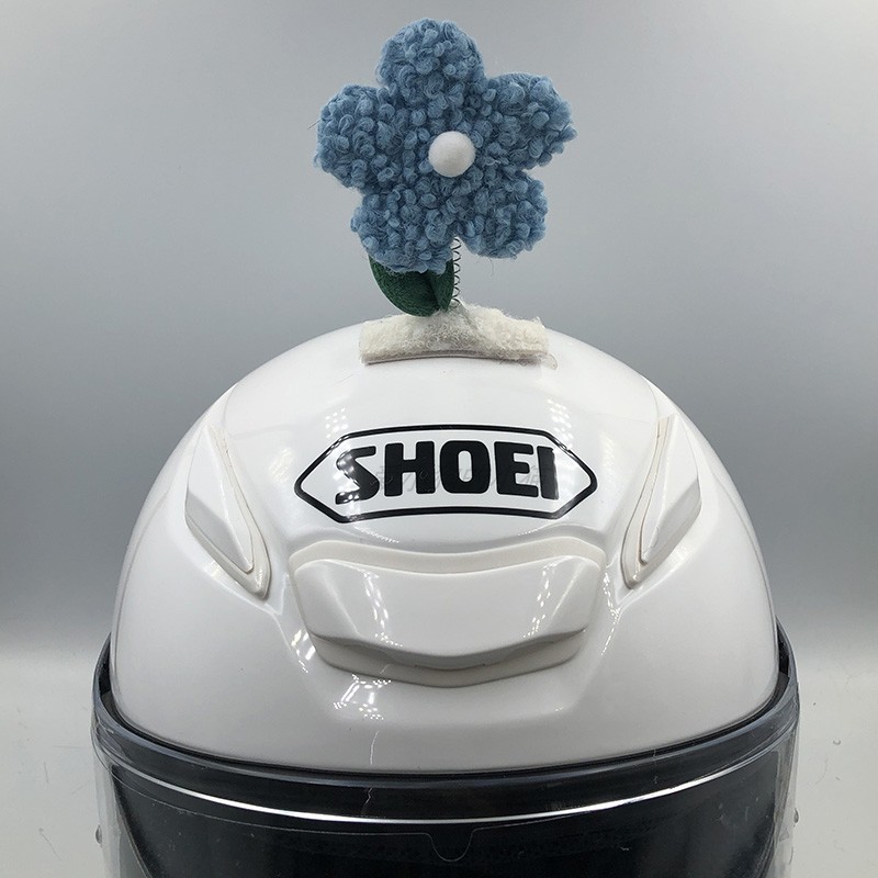Motorcycle Helmet Decoration Swaying Sunflower Electric Car Ski Helmet Ears