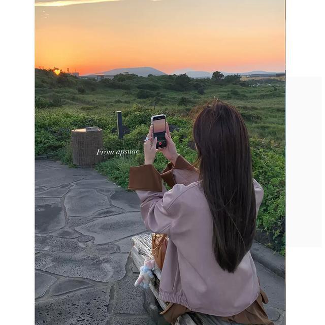 三十八2025春季撞色皮衣女韩系气质复古设计感宽松时尚高级感外套|undefined