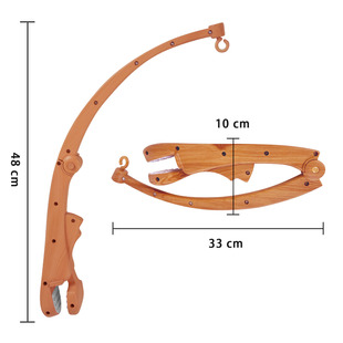 Imitation Wood Grain Bed Bell Bracket, Imitation Wood Grain Bed Bell Clip Bracket, Crib Bell Bracket, Imitation Wood Grain Crib Bell