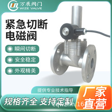 重庆万展紧急切断电磁阀/法兰电磁阀/厂家直销