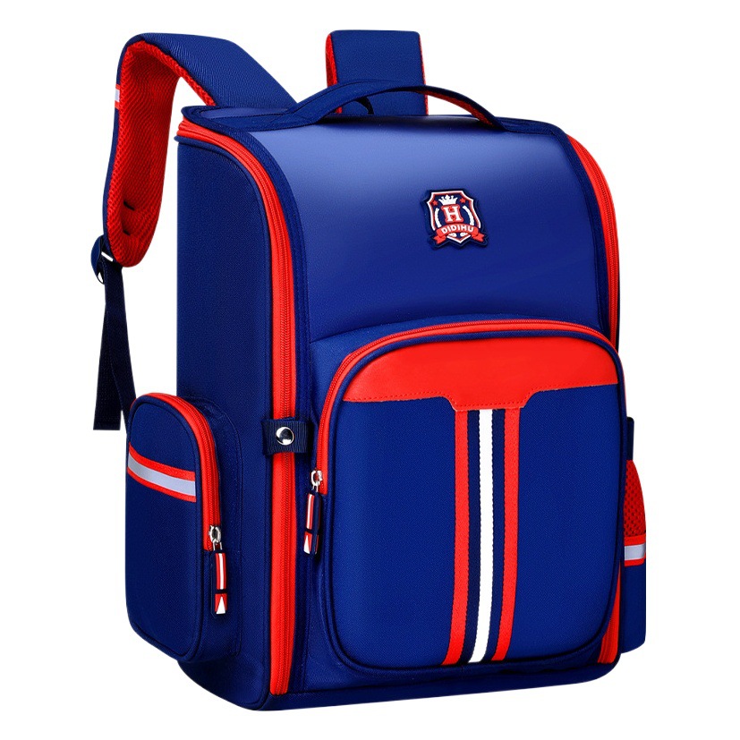 2023 niños transfronterizos mochila escolar de estilo británico impresión niños niñas coreanas niños Escuela Primaria mochila al por mayor