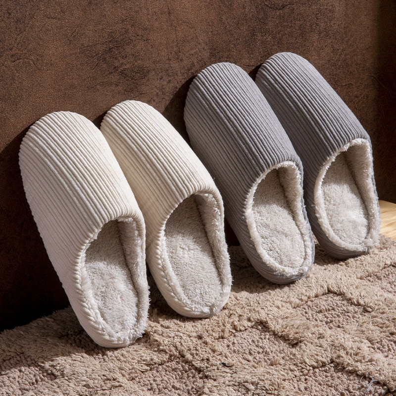 Тихие домашние хлопчатобумажные тапочки в японском стиле