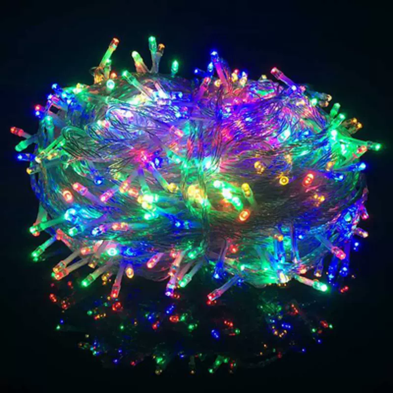 led灯带彩灯满天星圣诞小夜灯氛围灯户外摆摊灯ins灯串装饰灯节日