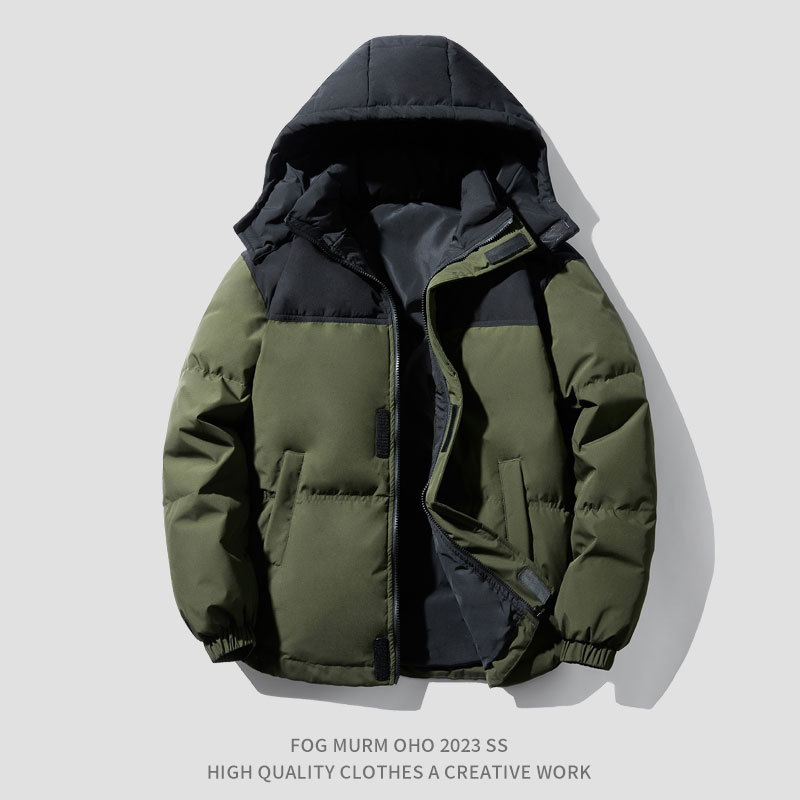 2025 chaqueta de invierno de hombre chaqueta corta de moda coreana de invierno de invierno ropa de moda suelta