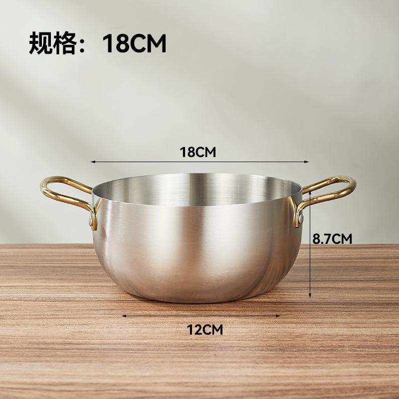 와이어 드로잉 냄비 18cm