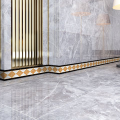 Glass door self-adhesive waistline tile decorative line self-adhesive skirting living room entrance corridor fence installation