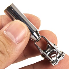 Amazon Cross-border Stainless Steel Anchor Fishing Reel Overline Ring Silver Sea Fishing Rod Guide Eye Top Ring Wholesale