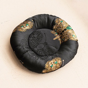 Factory Handmade Brocade Teapot Holder Tea Ceremony Accessories Anti-Scalding Heat Insulation Pad Coaster Tea Tray Single Piece