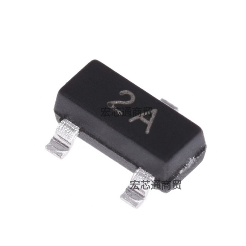 全新 MMBT3906 丝印2A 贴片SOT-23 40V/0.2A PNP晶体三极管2N3906