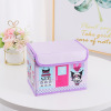 Cartoon polyurethane table storage box, foldable dressing table