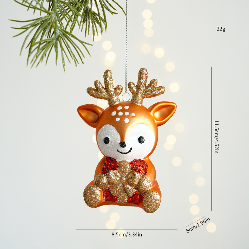 クリスマス装飾バルーン犬ペンダントクリスマスツリー装飾スノーフレークハウスペンダント装身具ガーランドアクセサリー|undefined