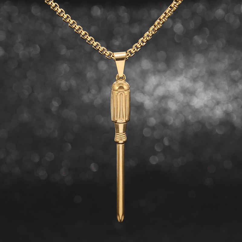 Wholesale Jewelry Retro Scissors Spoon Kitchen Knife 304 Stainless Steel Plating display picture 31