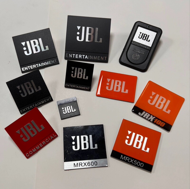 Jbl Audio Sign Speaker Aluminum Sign Sticker Metal Logo Luminous Sign JBL Sign