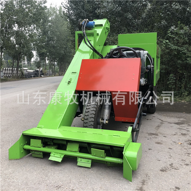 养殖场三轮清粪车牛粪清理运输车柴油25马力自动清粪机