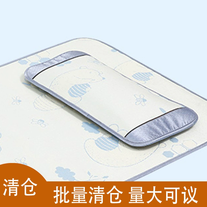 Оптовые летние детские наволочки из ледяного шелка, милые мультяшные наволочки для малышей, наволочки для детского сада без наполнителя, поштучно.