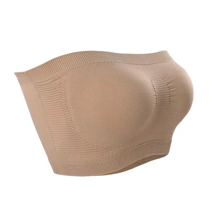 El Comercio exterior transfronterizo nuevo pecho envuelto sin tirantes de una palabra sin anillo de acero almohadilla interior desmontable pecho envuelto sin costuras de las mujeres europeas y americanas