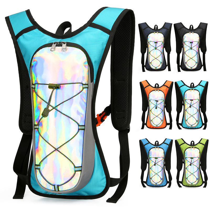 Lightweight Hiking Backpack Men's Simple Contrast Color Outdoor Sports Bag Water-repellent Bicycle Riding Water Bag Bag in Stock