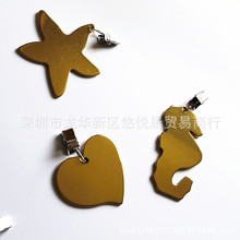 YY 不锈钢金星星台布坠 餐布挂坠 星星创意台厨夹子