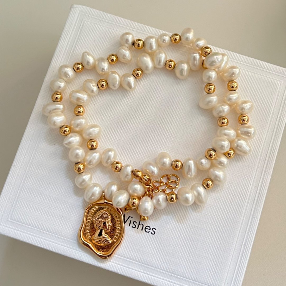 Vacation Simple Style Flower Imitation Pearl Beaded Chain Beaded Necklaces Wholesale display picture 4