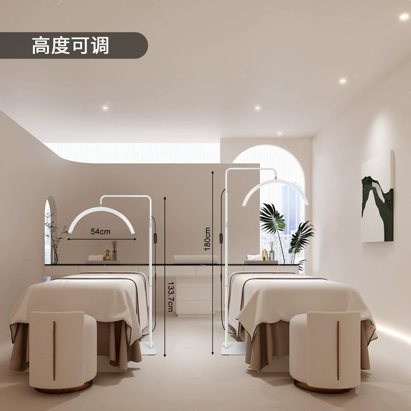 Floor modern fill light for manicure for eyelashes, eyes protection