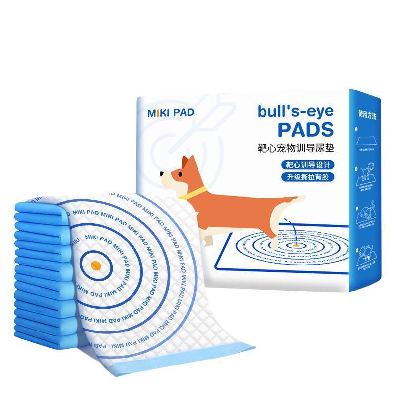 犬用ターゲットハート誘導おしっこパッド、トイレ指導用、定点粘着ペット吸水性増粘おしっこパッド、猫用|undefined