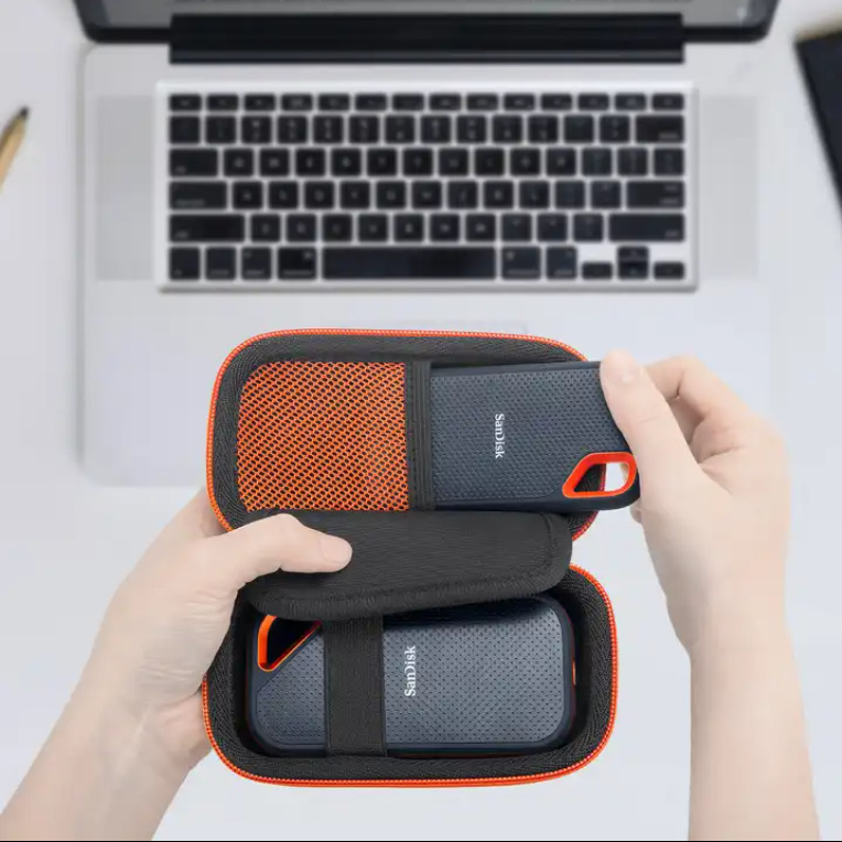 Adecuado para Sandisk Sandi E60E61E30 caja de almacenamiento de disco duro móvil de estado sólido Samsung Disco Duro bolsa de almacenamiento portátil image 4