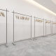 Clothing Store Display Rack Stainless Steel Simple Floor-to-Floor Nakajima Hanger for Men's and Women's Children's Clothing Store Shelf Display Props