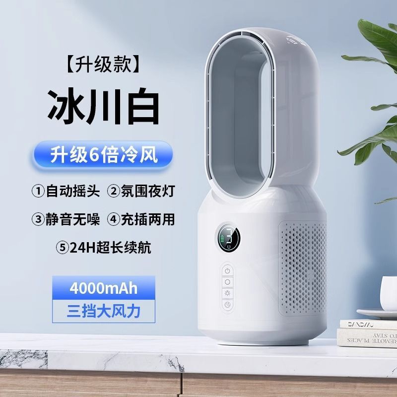 ventilador de aire acondicionado de escritorio 2025 nuevo ventilador de refrigeración pequeño ventilador USB pequeño ventilador silencioso dormitorio gran viento f