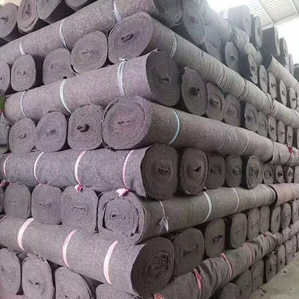 混凝土养护毛毡水泥路面养护保湿毛毡布 250克350克500克加厚毛毡