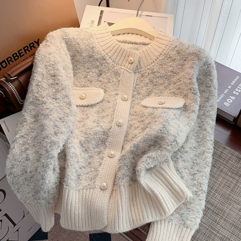 Свитер, демисезонная куртка, лёгкий тёплый кардиган, стиль Chanel