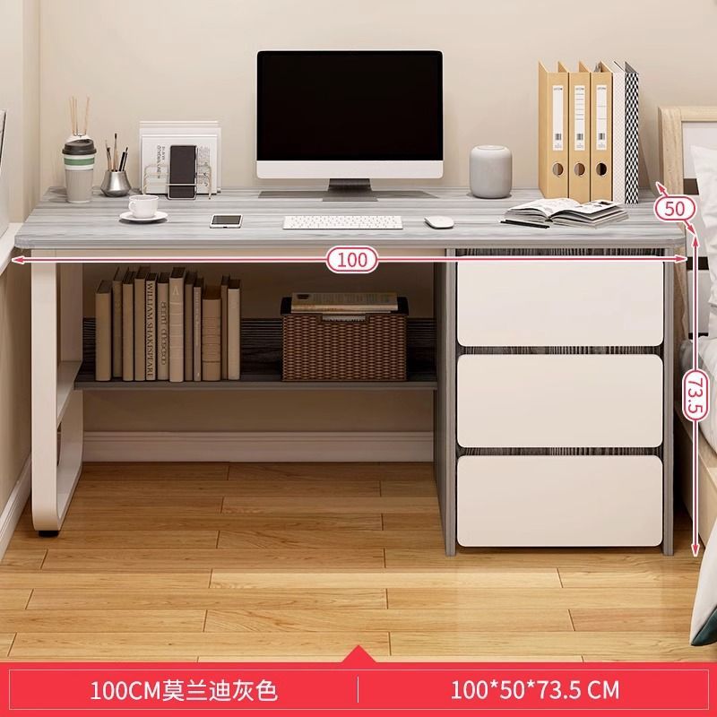 100CM 3단 서랍 모란디 그레이