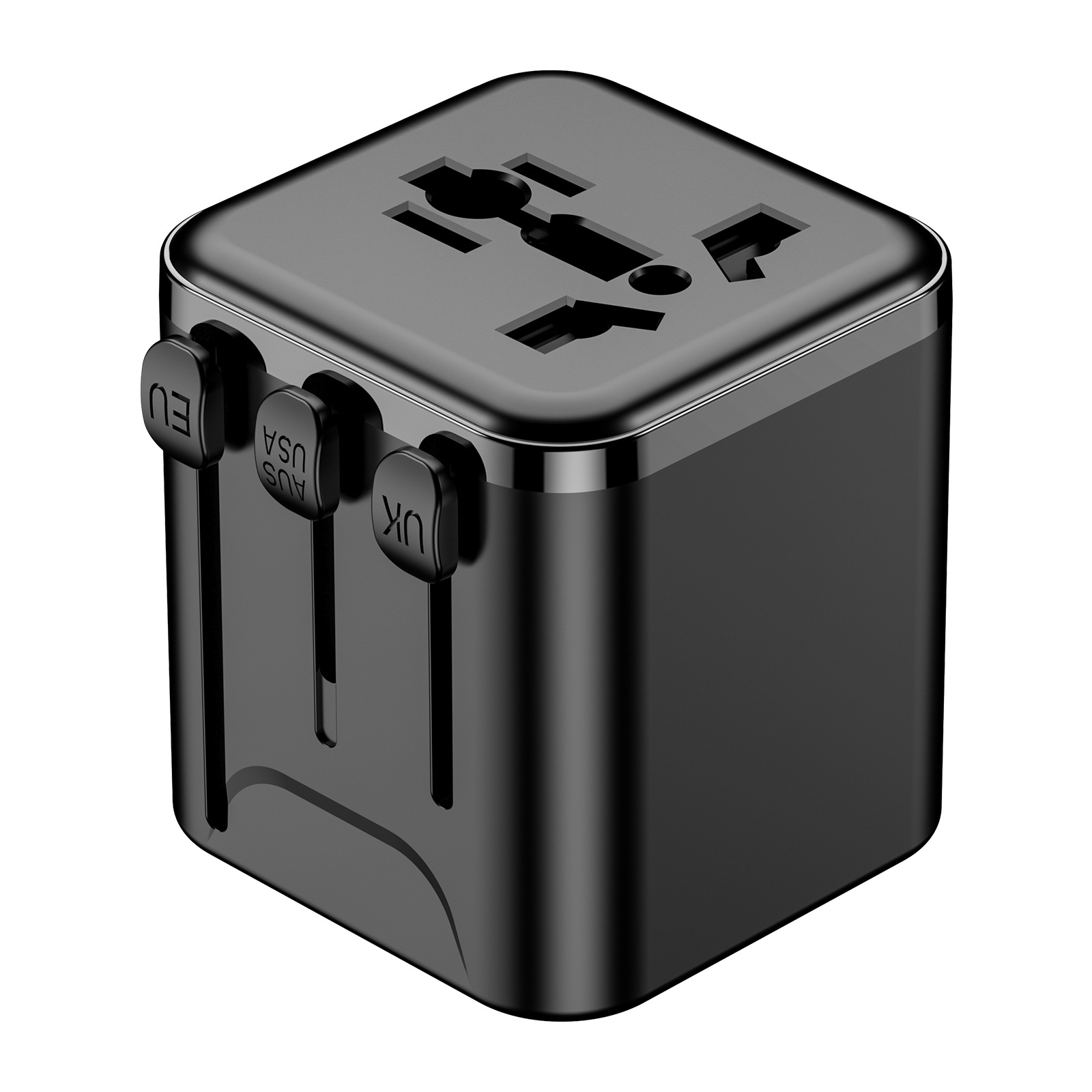 Nuevo enchufe de conversión de salida de identificación inteligente 3USB + TYPE-C para viajar al extranjero, negocios, estudiar en el extranjero y viajar