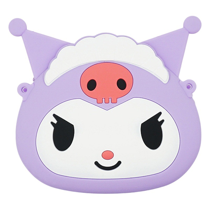 Small wallet children's cute coolomi Princess bag mini cartoon portable coin bag silicone coin purse student