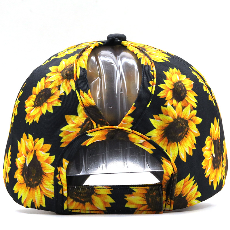 Nihaojewelry Mode Tournesol Impression Casquette De Baseball En Gros display picture 7