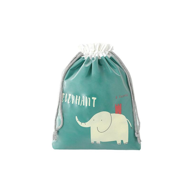 Cordón impermeable de doble capa con cordón bolsa con cordón ins bolsa de almacenamiento de viaje Zapatos Ropa interior ropa interior bolsa de almacenamiento de ropa sucia