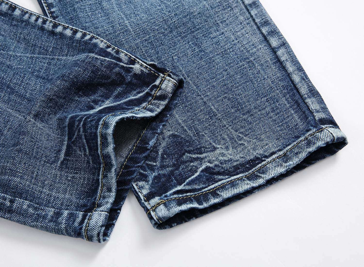 boy Cross-Border Exclusive Foreign Trade Ripped European And American Fashion Slim Fit Trendy Straight Men's Jeans_viptrois.com