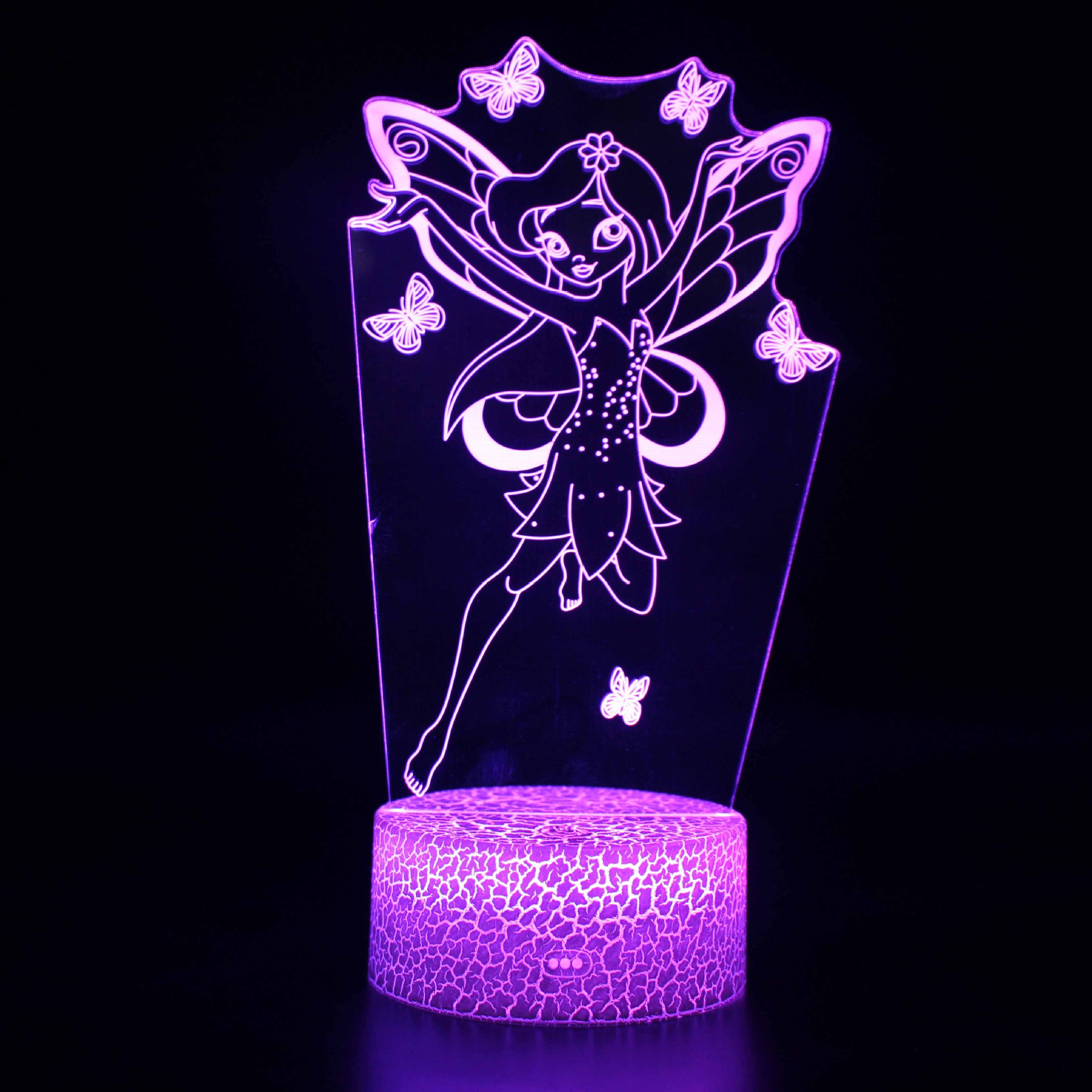 Luz de noche LED personalizada Jesús Virgen Ángel serie lámpara de mesa regalo creativo acrílico 3D noche luz al por mayor