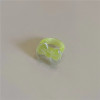 Tide, cute fresh acrylic resin, fashionable universal ring, Japanese and Korean, on index finger